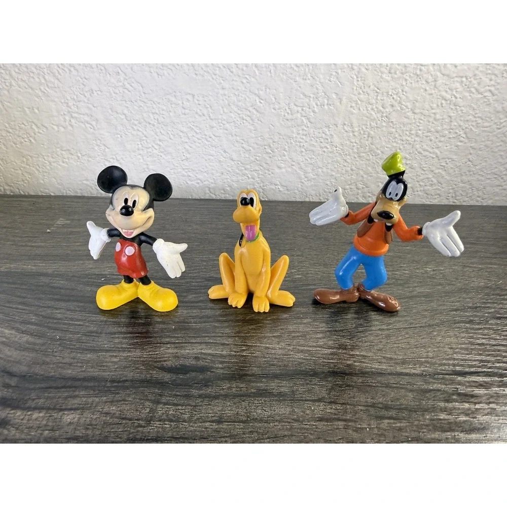 Vintage Disney PVC Figure Collectible Toy Cake Topper Lot Of 10